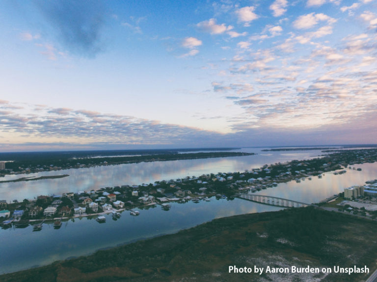 アラバマ州の最南端、オレンジビーチ