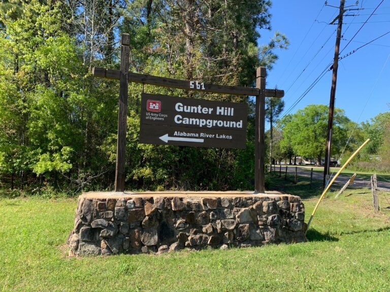 アラバマ州モンゴメリーのキャンプ場