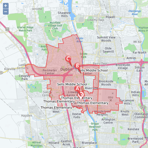 ダブリン学区の再編成について（2020年8月から）