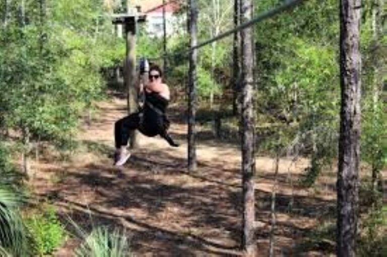 インディアナポリス近郊のジップライン