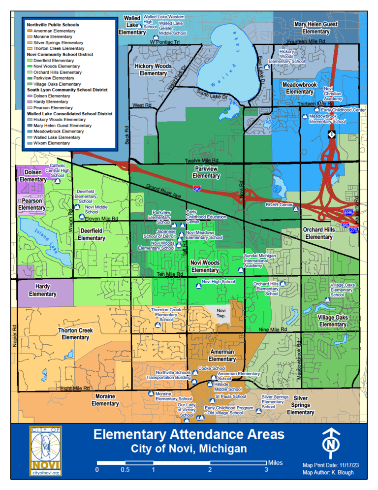 ノバイ学区（Novi）学区　